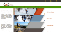 Desktop Screenshot of clubmontagnecanadien.qc.ca